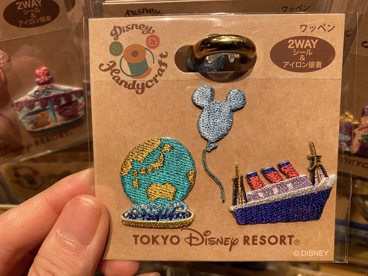 東京ディズニーリゾート ハンドメイド　ワッペン ディズニー・ハンディクラフト：ディズニーシーデザインのワッペン