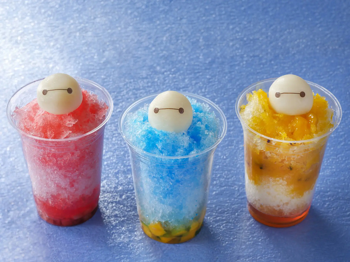 ベイマックスもちトッピングのシェイブアイス