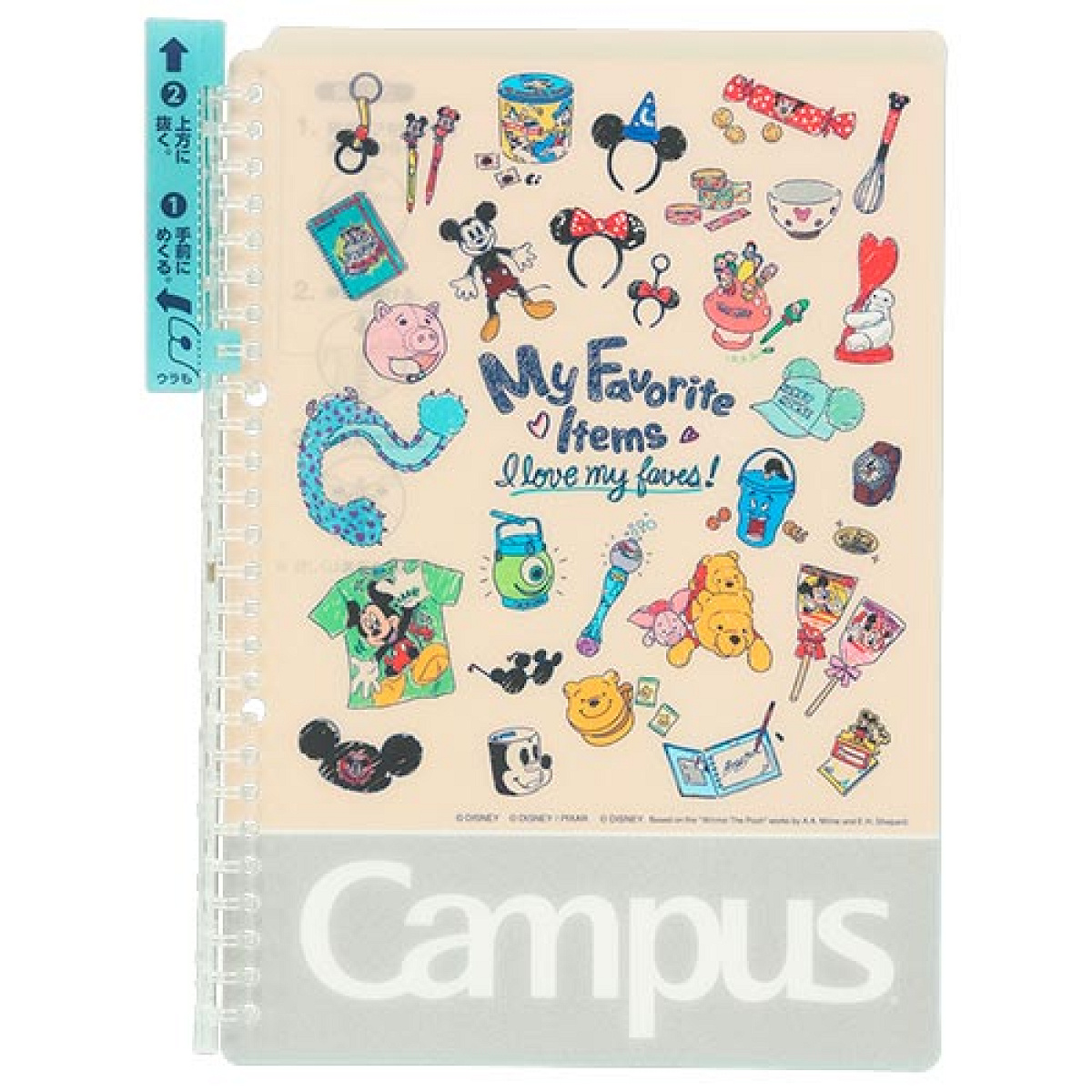 バインダー(ディズニーお土産モチーフグッズ)| キャステル | CASTEL