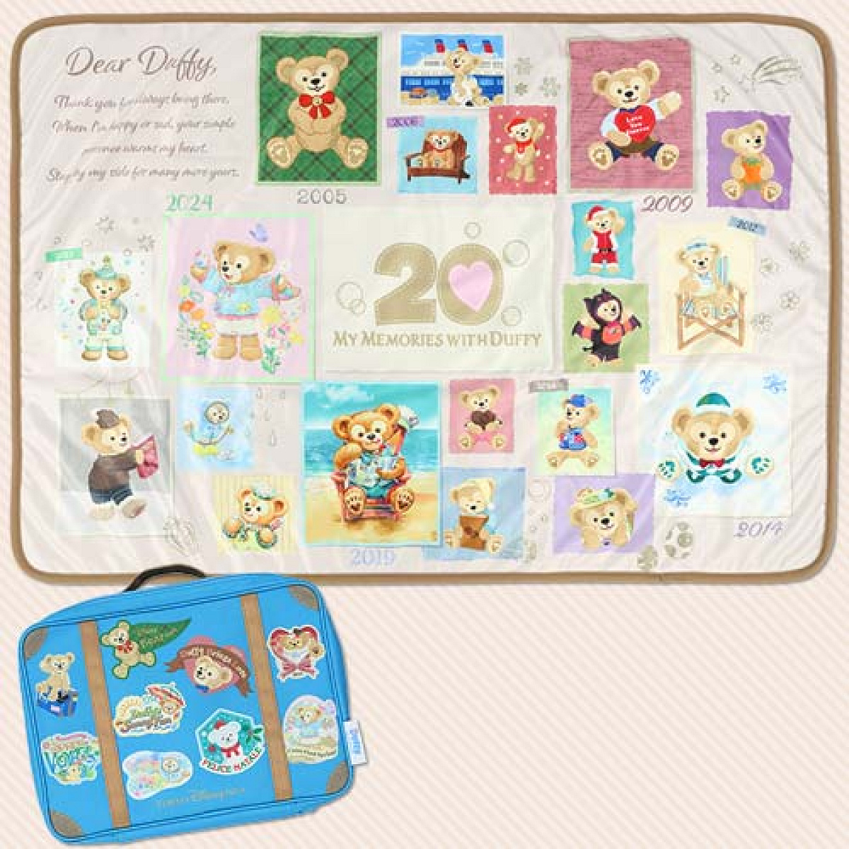 新品★ ディズニー ブランケット ラスト 20周年 ブランケット ダッフィー ディズニーシー ブランケット 20周年 ダッフィー その他