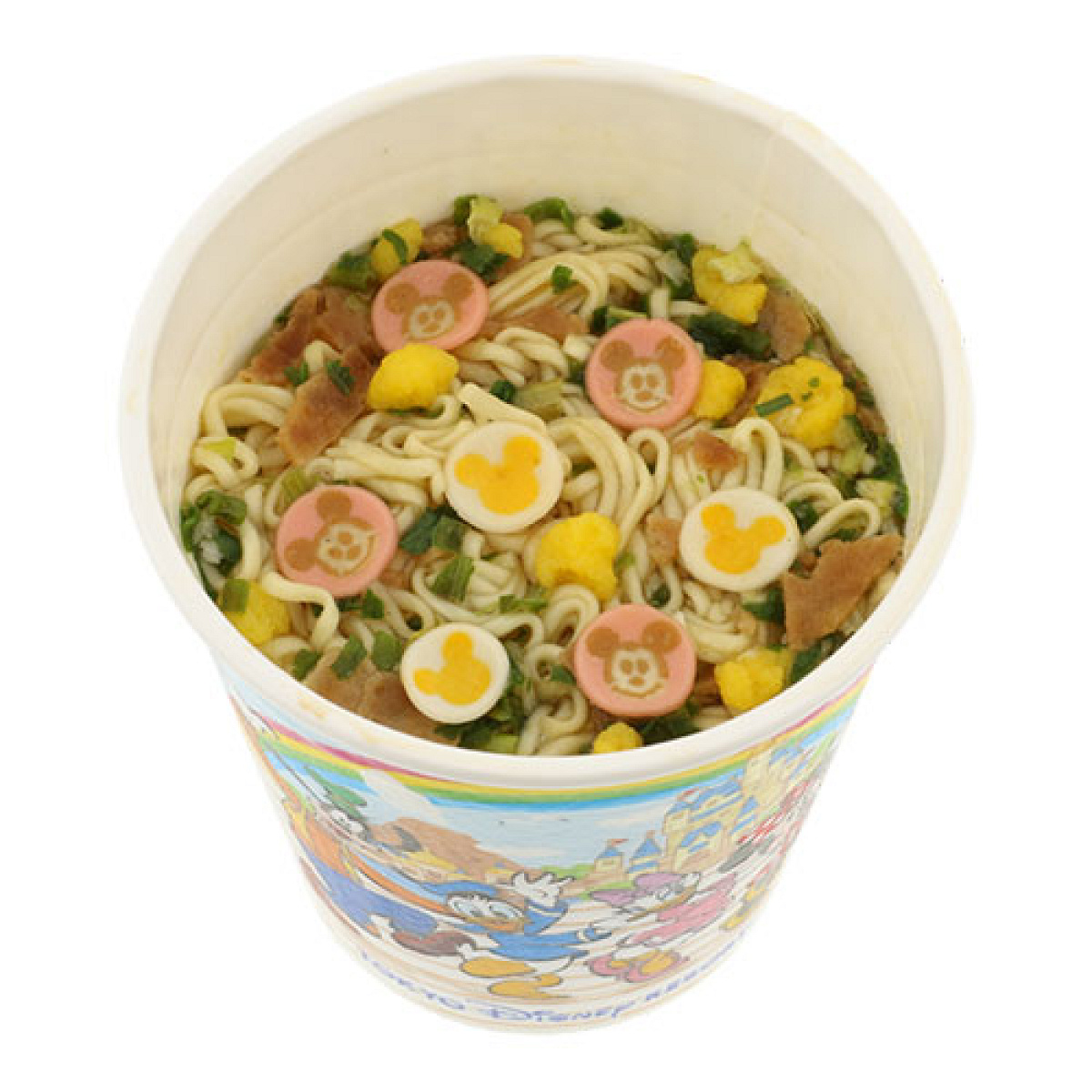 ディズニーのカップラーメンの中身