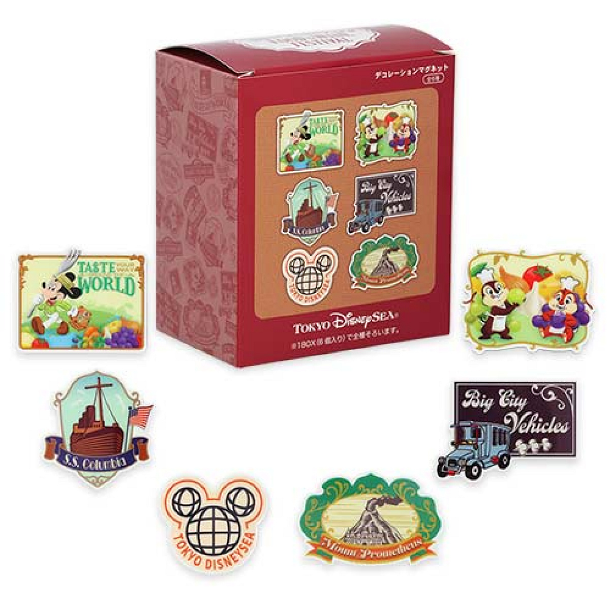 ディズニー　テーマランド　マグネット　セット ブラインドマグネットも！東京ディズニーランド パークモチーフ