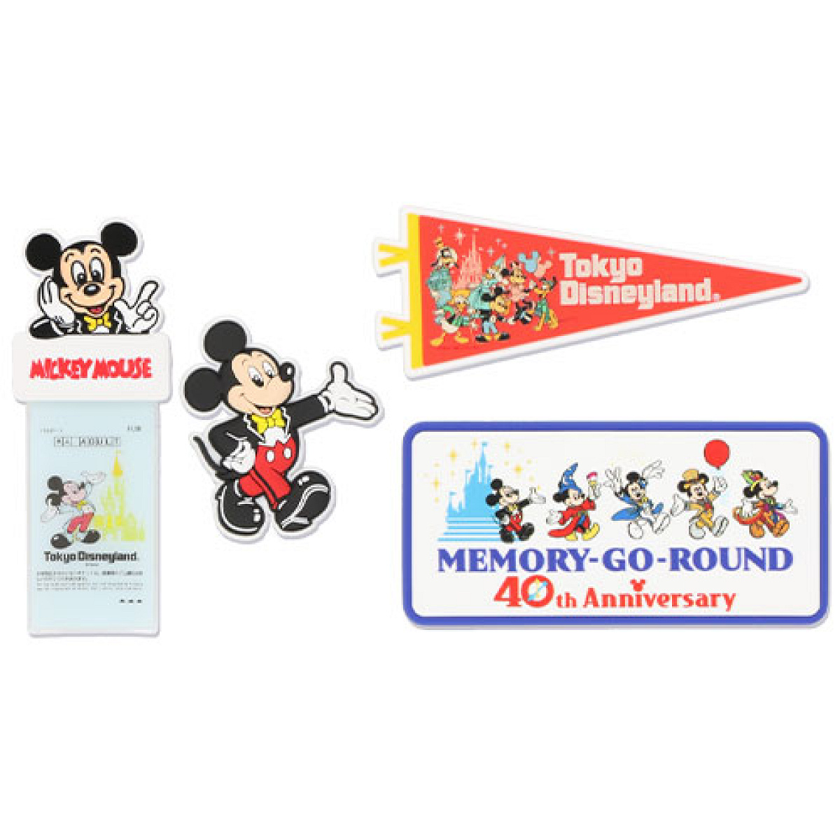 デコレーションマグネットセット（ディズニー40周年グッズ