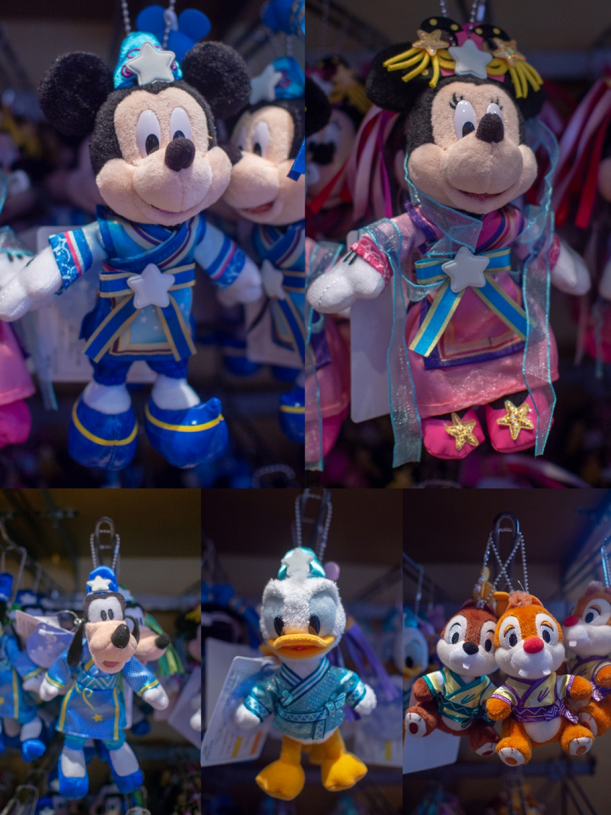 ディズニー七夕デイズのグッズ：ぬいぐるみバッジ| キャステル