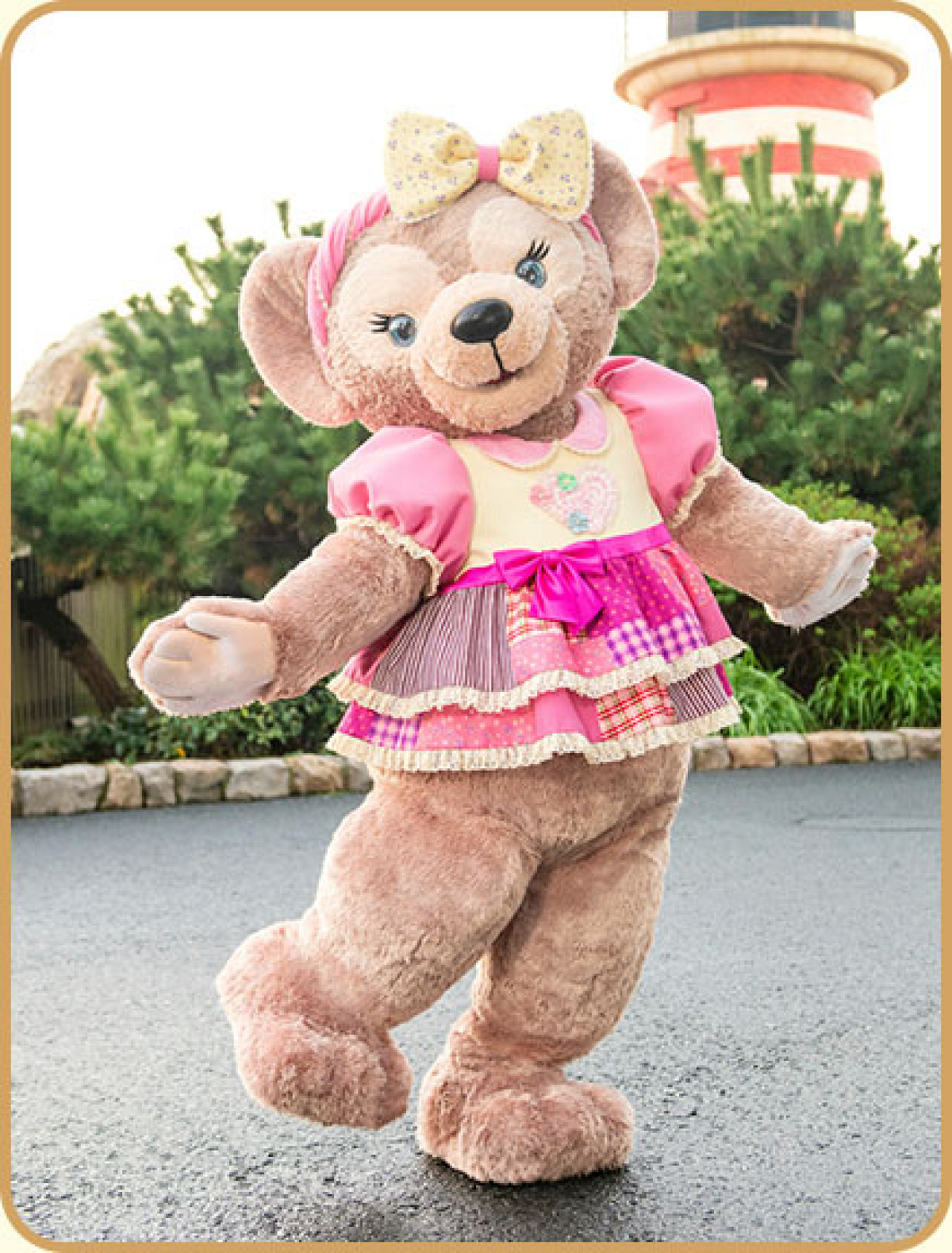 ダッフィーのハートウォーミング・デイズのグリーティング（シェリー