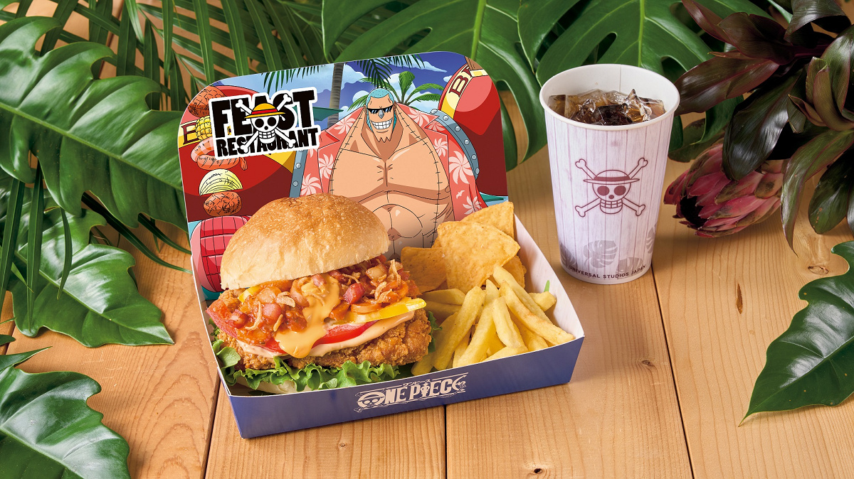 フランキーのケイジャン・フライドチキンバーガーセット