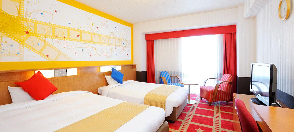 かわいいお部屋が多いホテル京阪ユニバーサルシティ