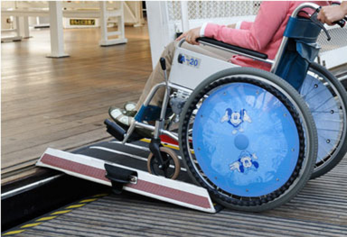 「蒸気船マークトゥエイン号」の車椅子での利用方法