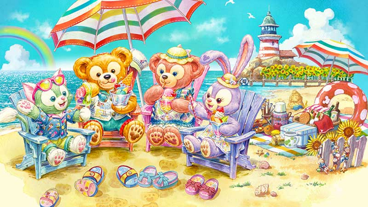 今夏開催予定「ダッフィーのサニーファン」のキービジュアル