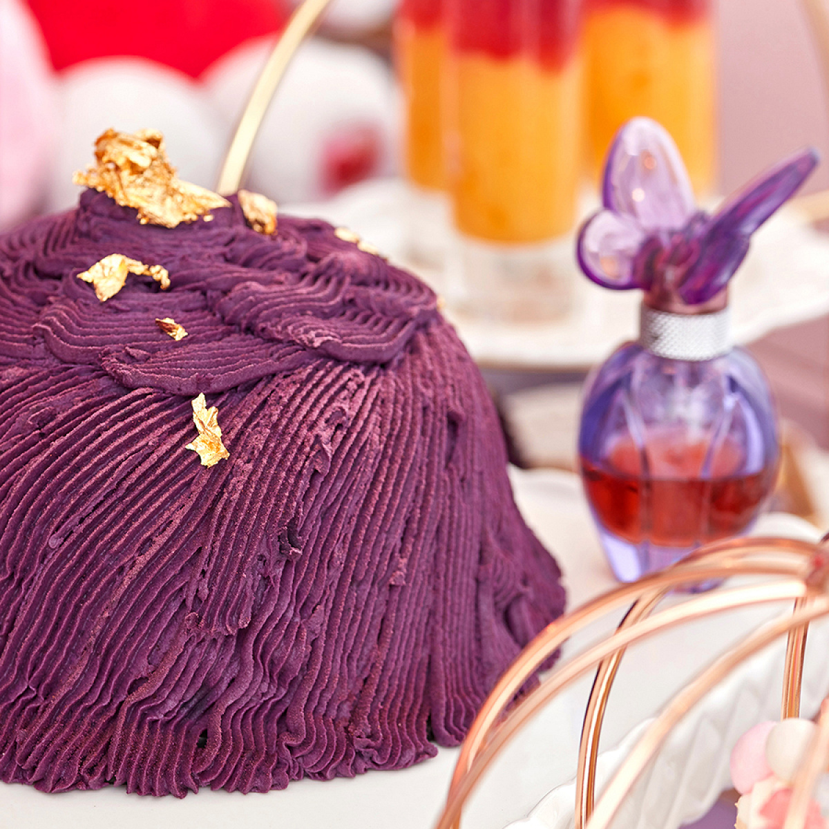 クロミのお気に入りの紫芋のモンブラン