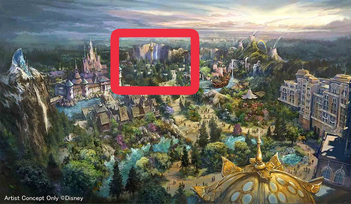 ラプンツェルの森エリアの場所| キャステル | CASTEL ディズニー情報