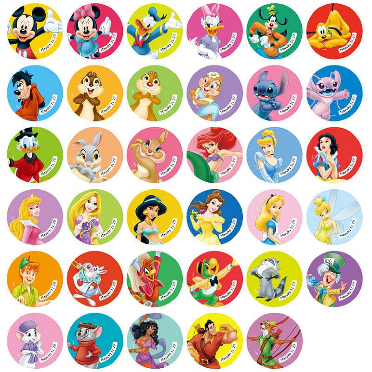 ディズニー シー キャラクター 一覧