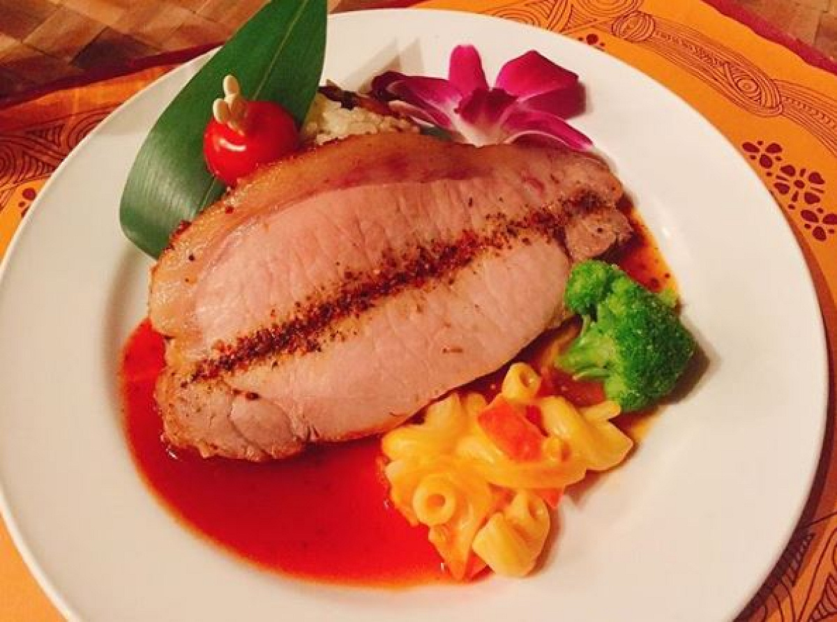 メインのローストポーク