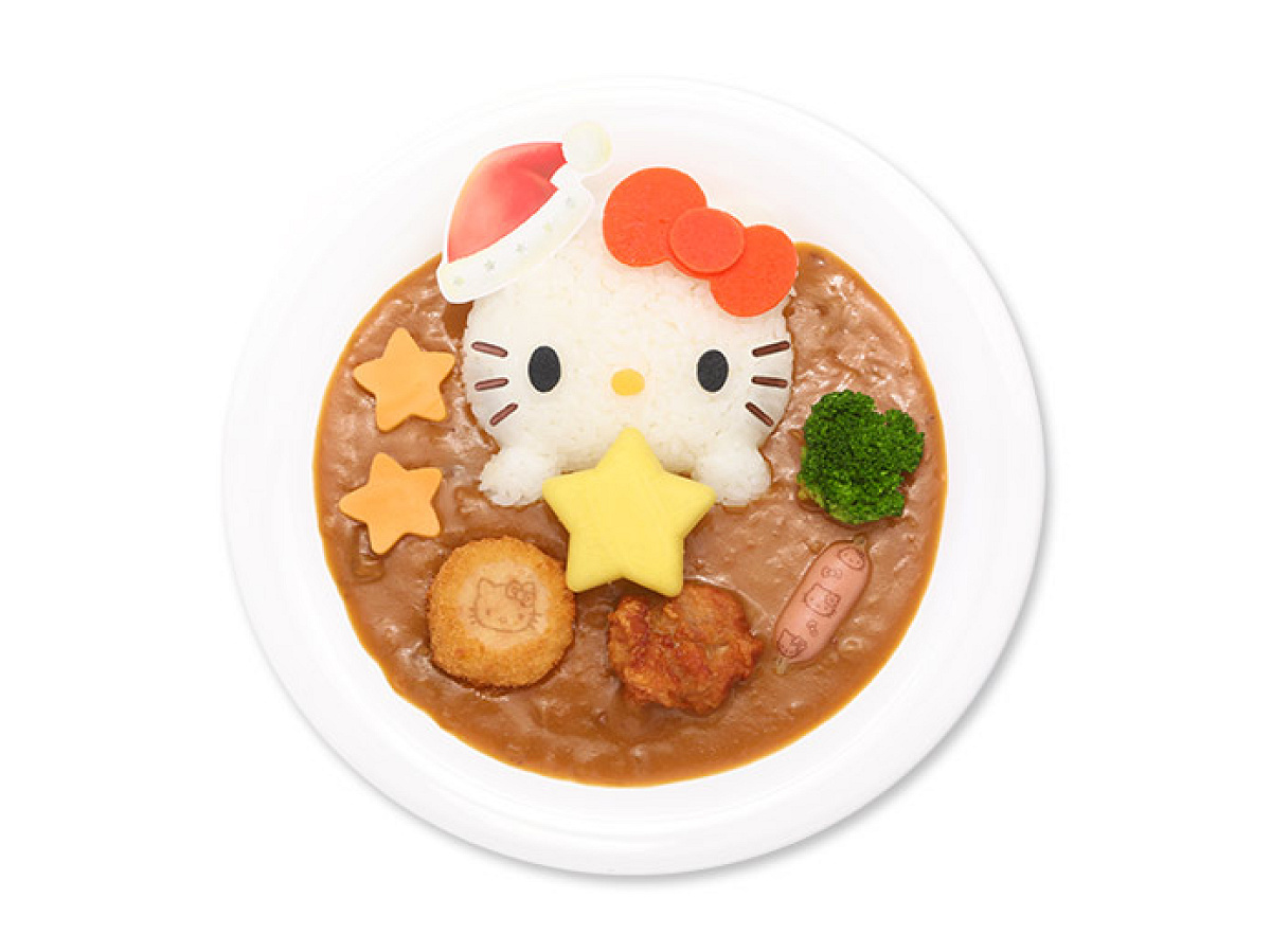 Merry Christmas☆キティのからあげスターカレー