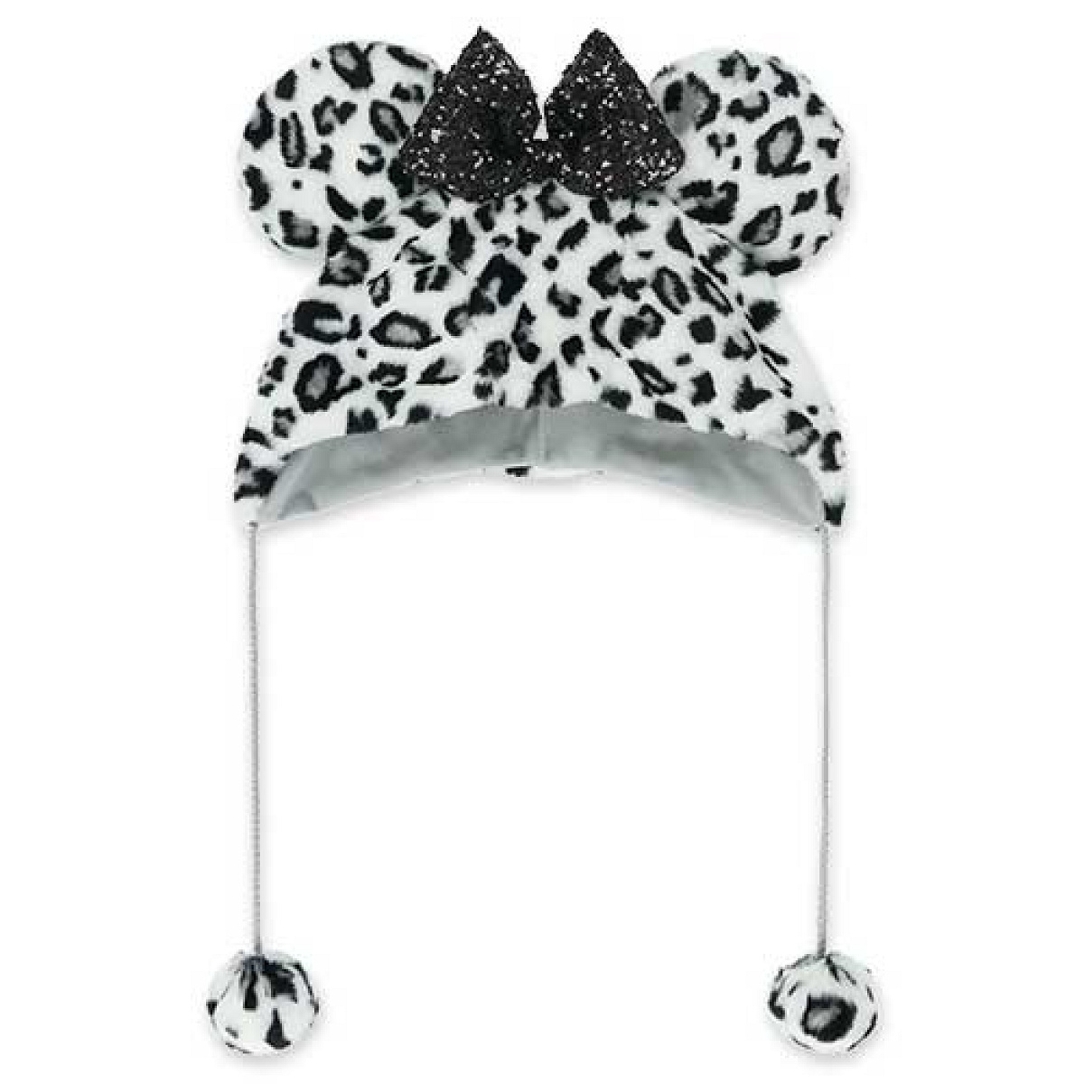 ミニーヒョウ柄ファンキャップ（モノトーン）| キャステル