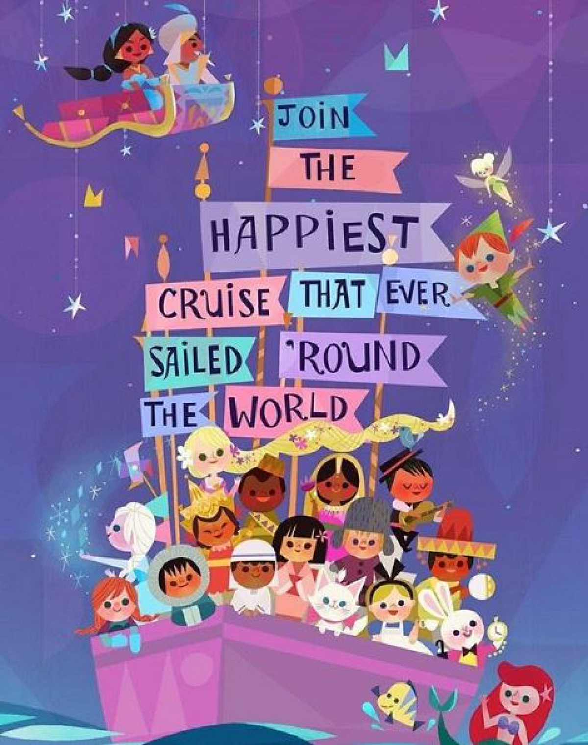 新しいイッツ・ア・スモールワールドのポスター| キャステル | CASTEL