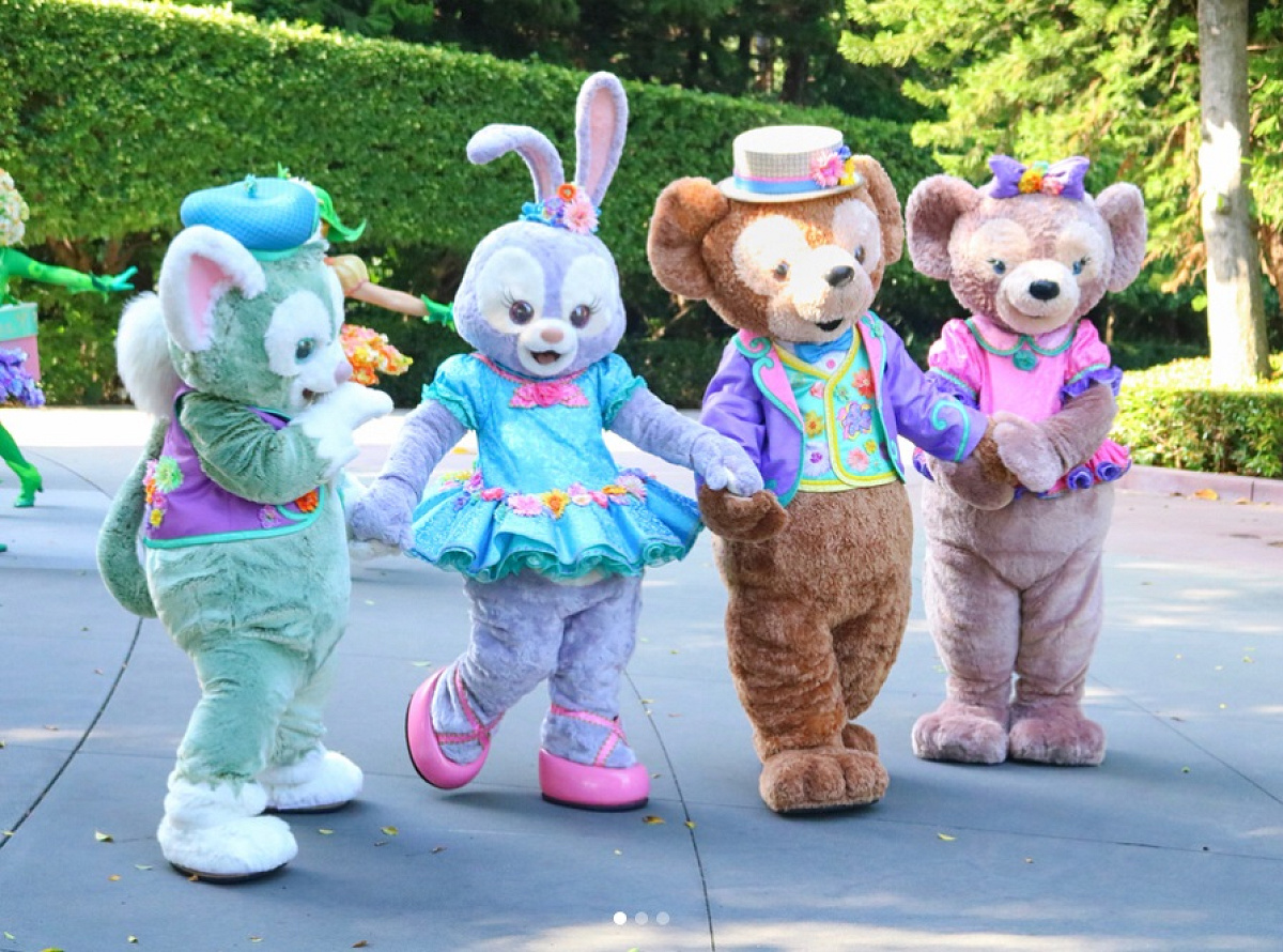 ディズニーベア　ダッフィー　クリーム　ぬいぐるみ　WDW　海外 ダッフィー 海外 ディズニー wdwディズニーベアクリームダッフィー