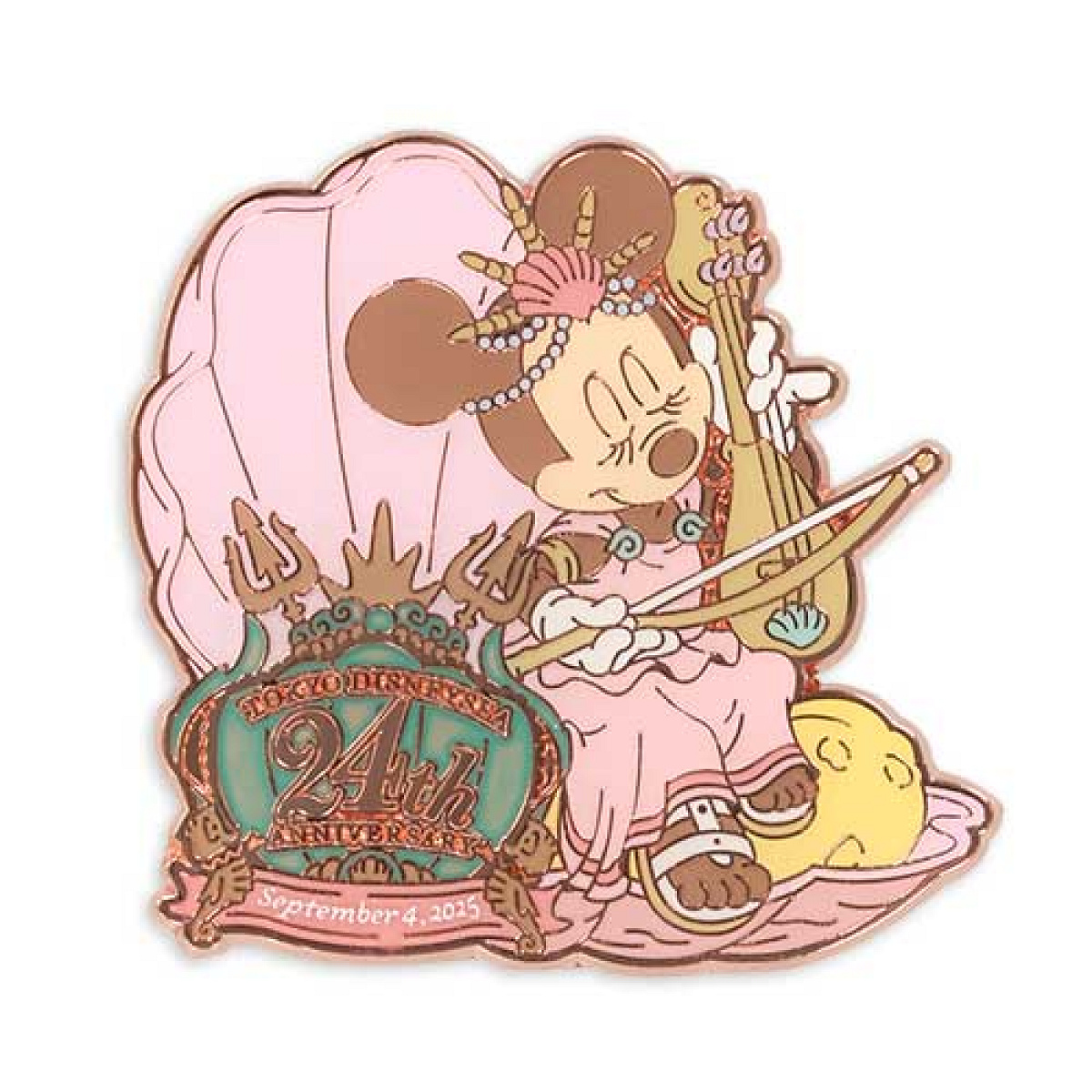 ピンバッジ(ディズニーシー24周年グッズ)