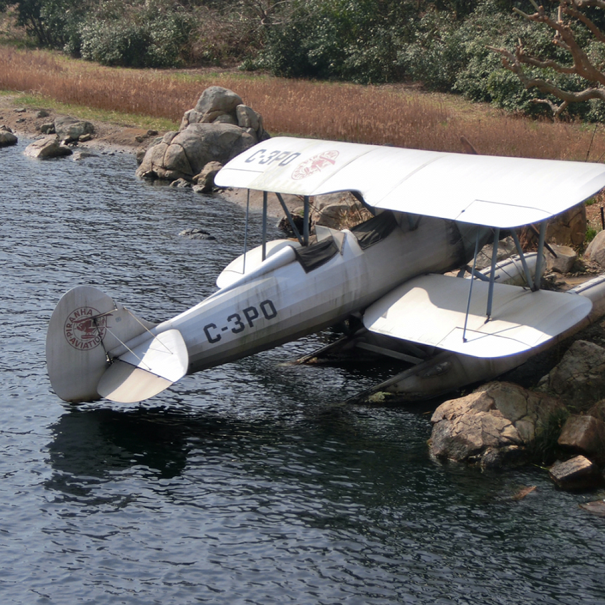 C-3POと書かれた飛行機