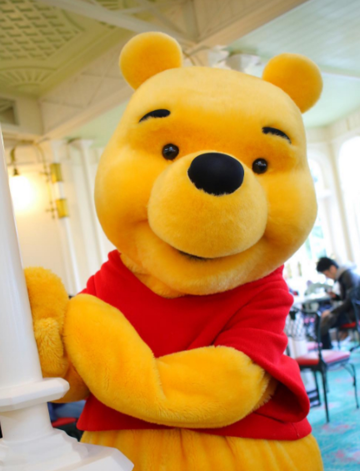 お食事しながらキャラクターと遊べる