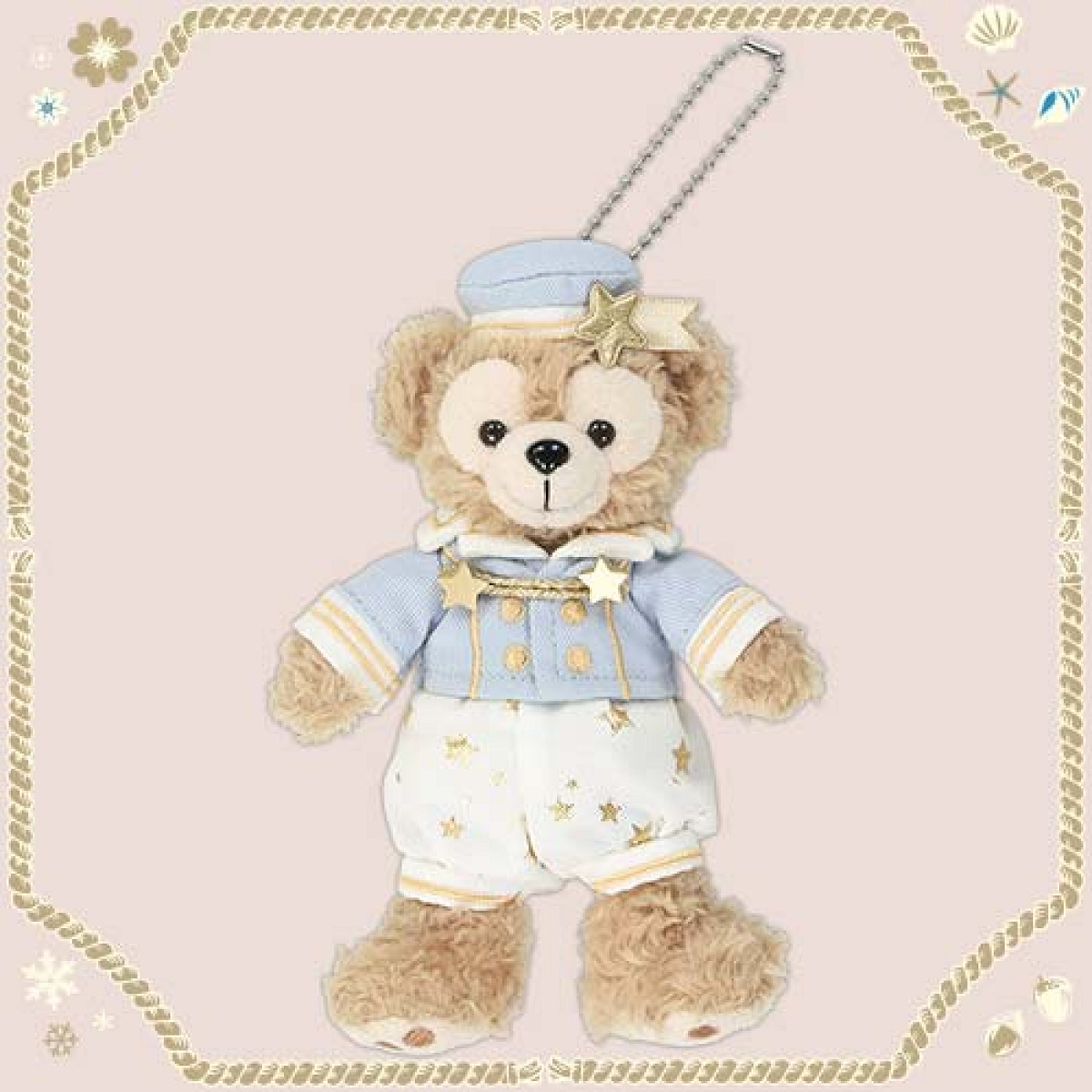 ぬいぐるみバッジ(ダッフィー20周年過去アートグッズ)