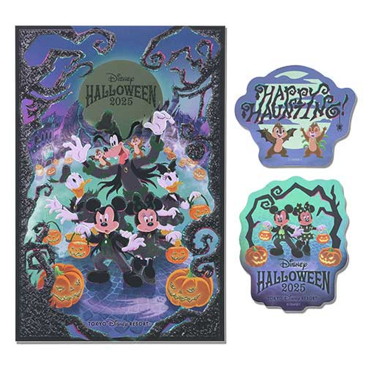 ポストカード＆ステッカー(ディズニーハロウィングッズ2025)