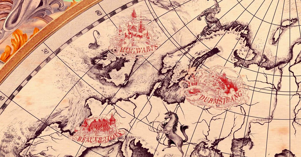 「Pottermore」魔法学校の世界地図