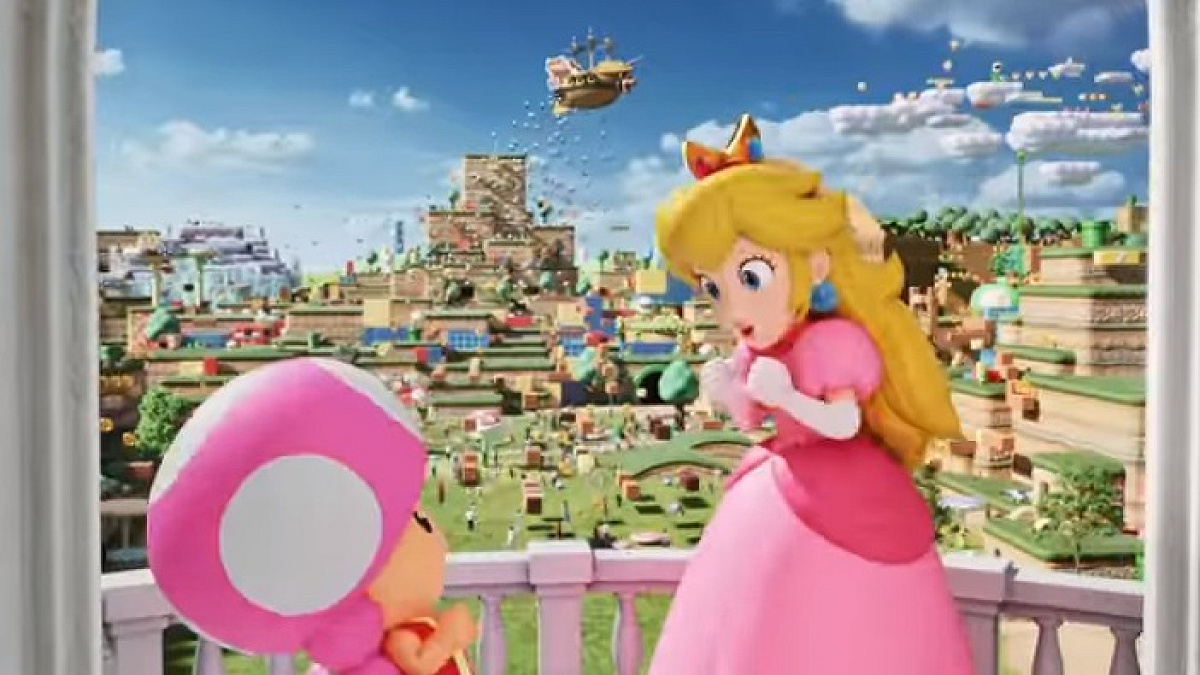 Nintendo worldのピーチ姫