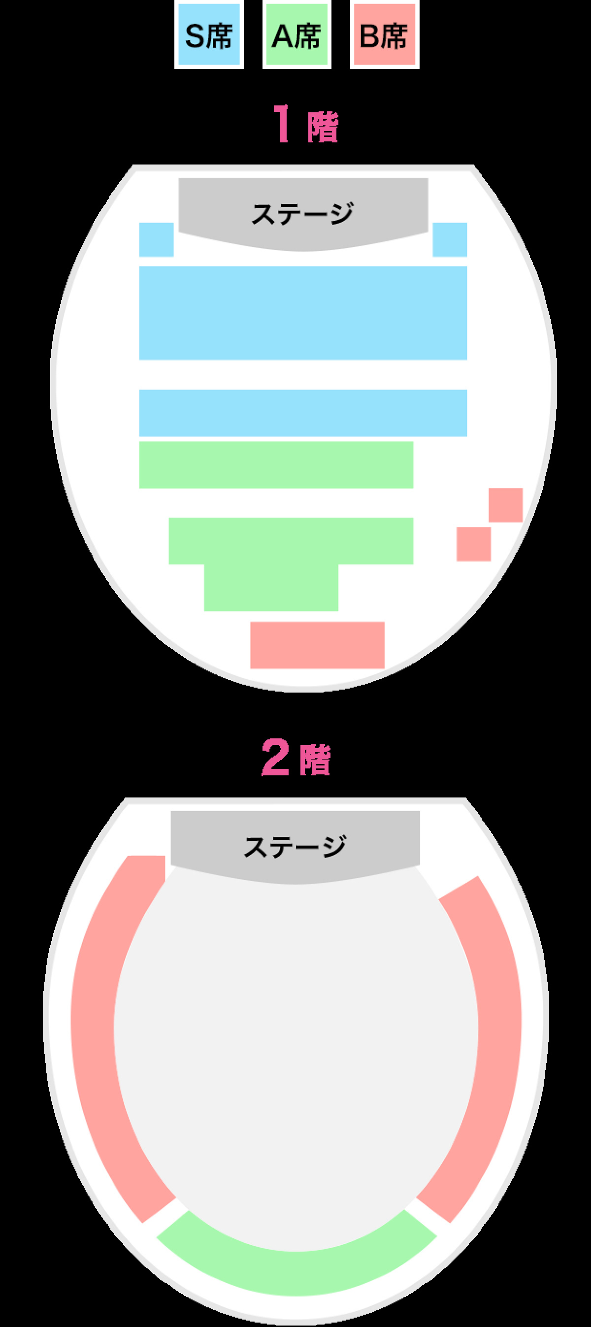 ザ・ダイヤモンド・バラエティマスターの座席