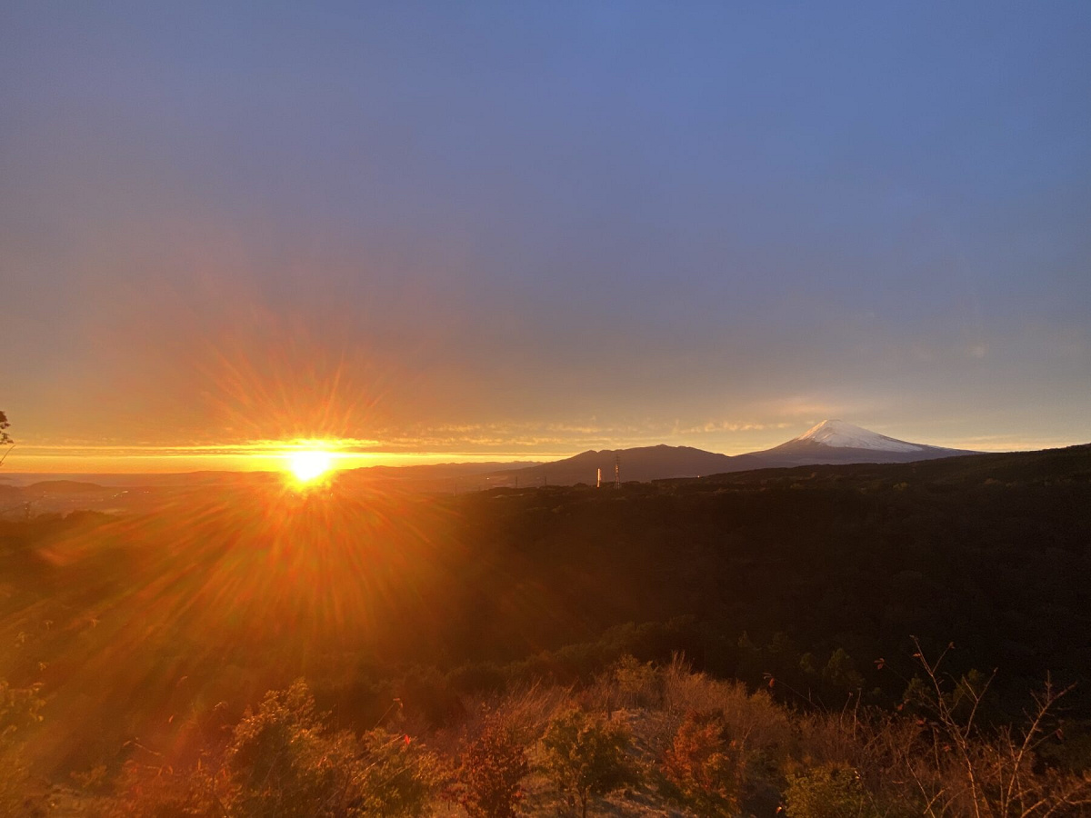 スカイウォークの夕日