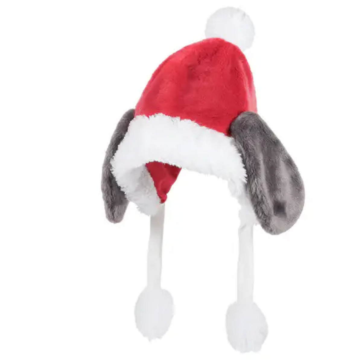 スヌーピーサンタ帽ギミック付きぬいぐるみハット