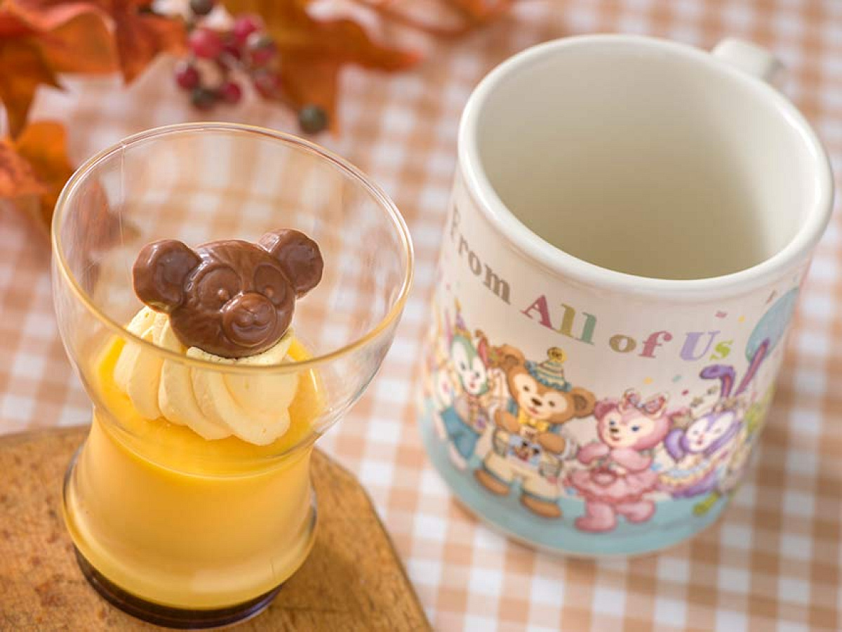 サツマイモプリン、スーベニアカップ付き