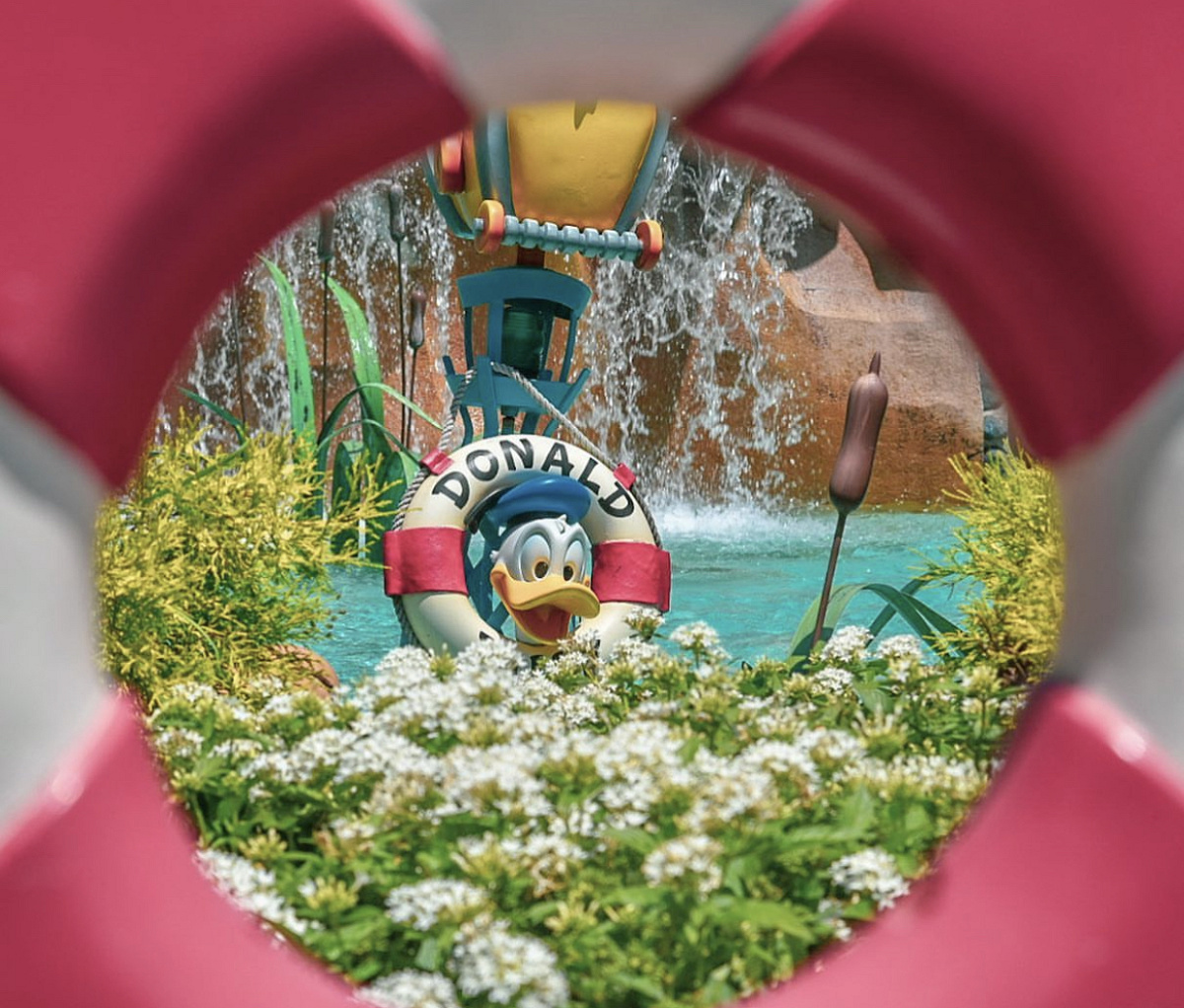 浮き輪フィギュア　プラ　ディズニー　ドナルドダック 浮き輪フィギュア プラ ディズニー ドナルドダック