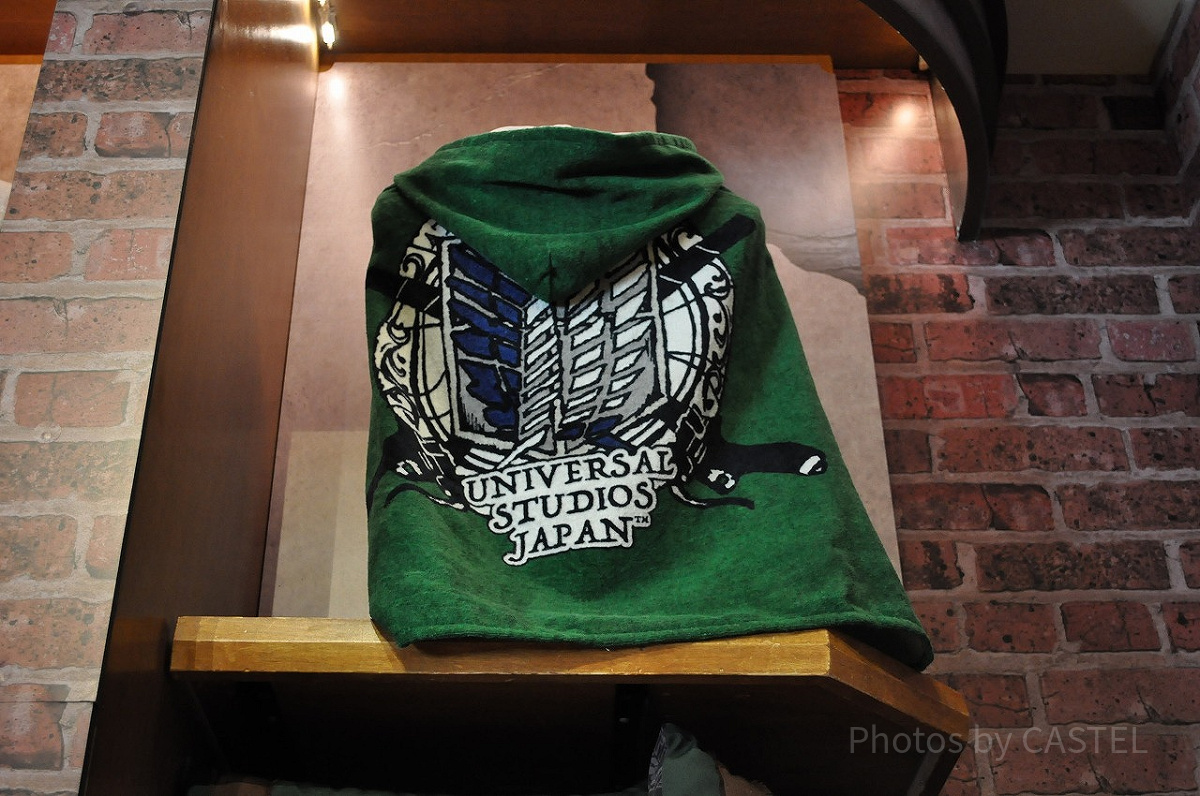 進撃の巨人フード付きタオル／USJ| キャステル | CASTEL ディズニー情報