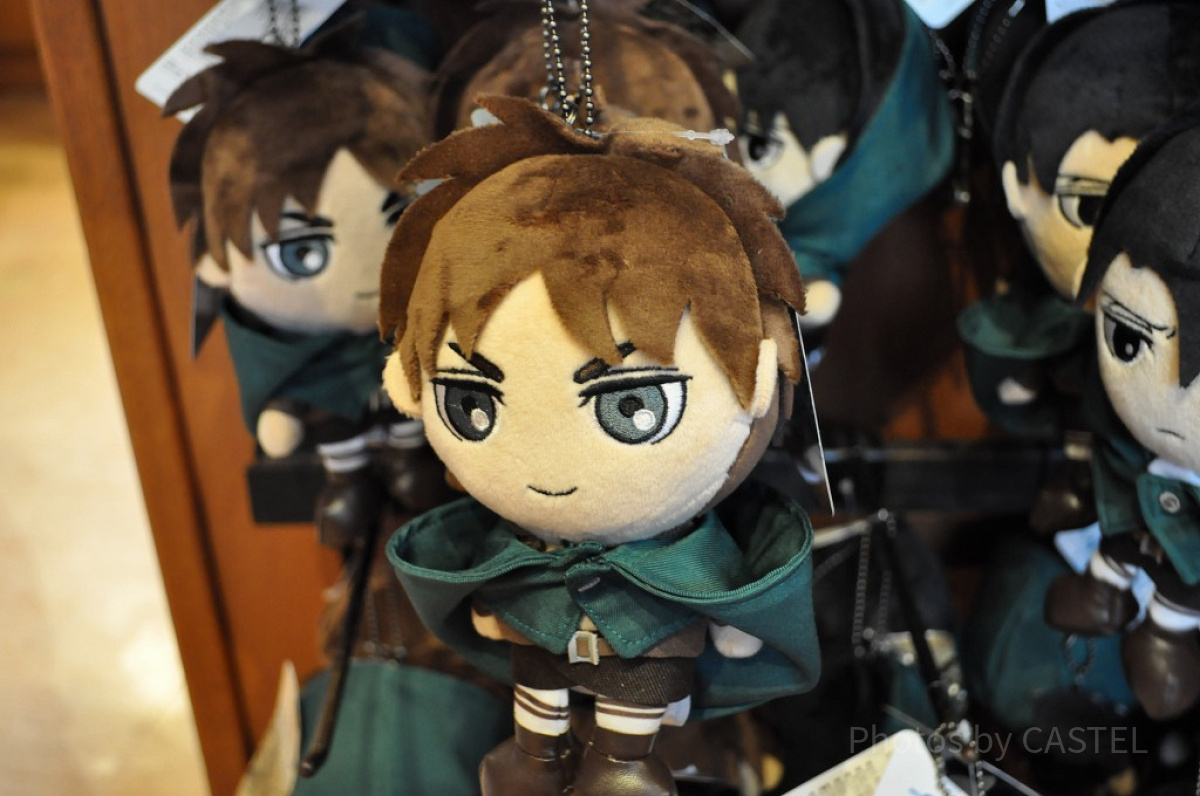 進撃の巨人 ぬいぐるみ】進撃の巨人 リヴァイ エレン ぬいぐるみ