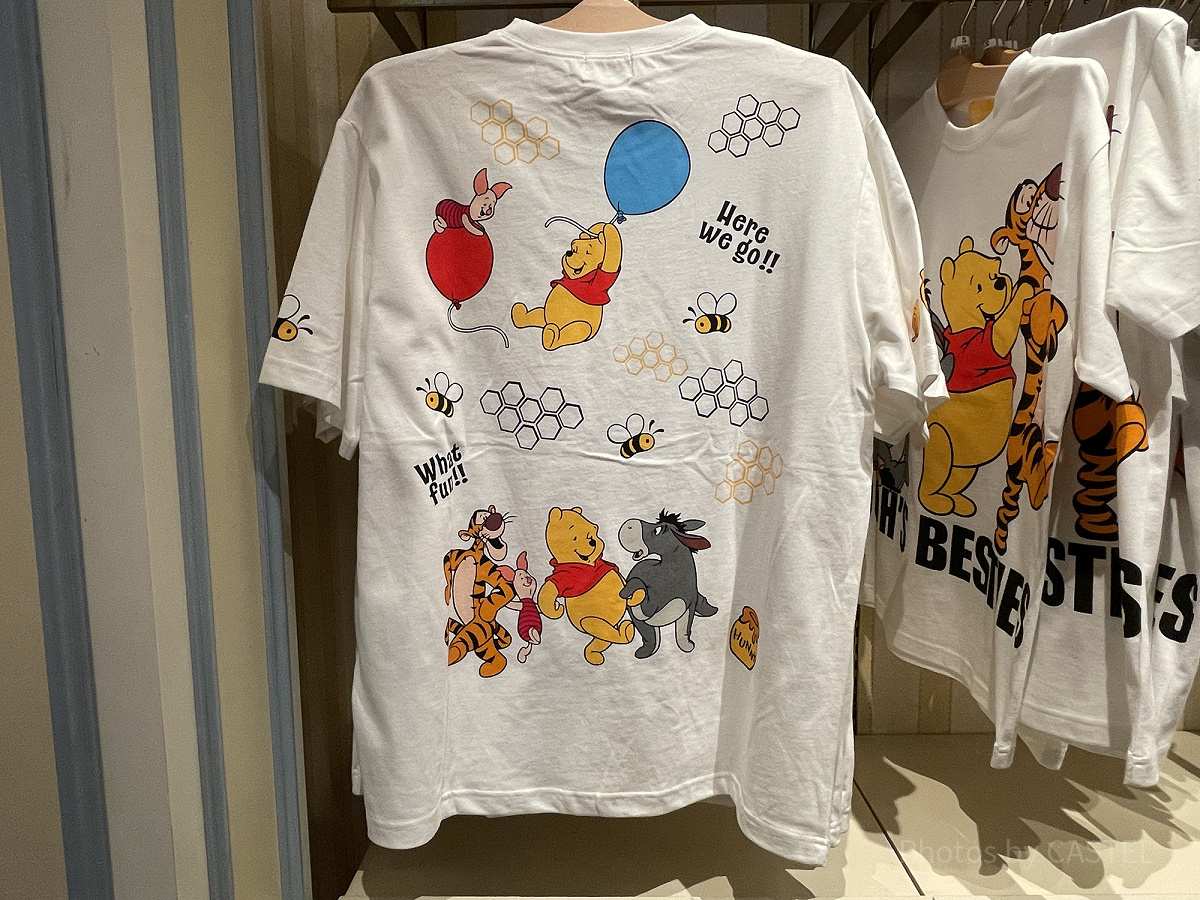 Tシャツ裏（くまのプーさんべスティーズグッズ）