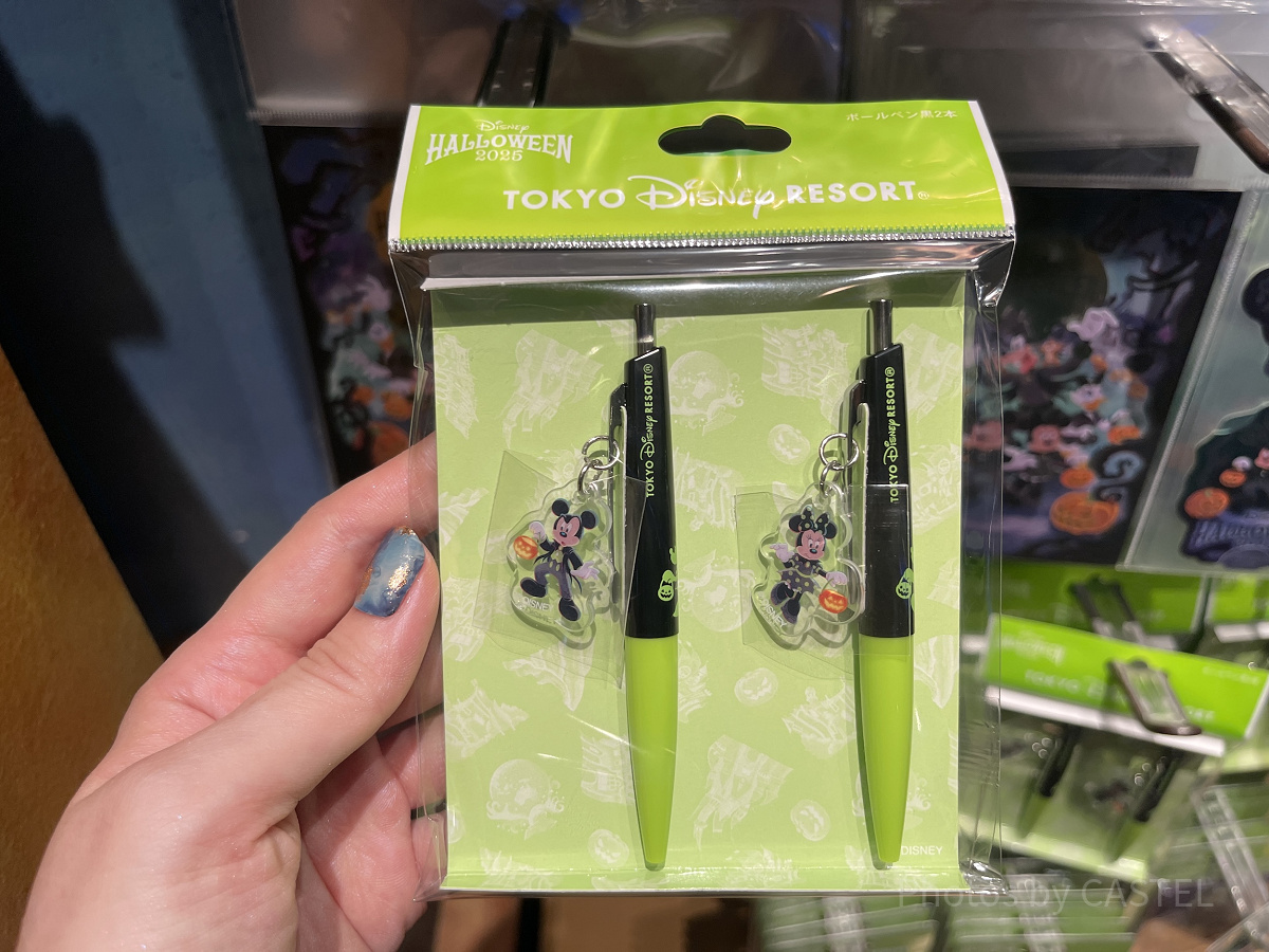 ボールペンセット(ディズニーハロウィングッズ2025)| キャステル