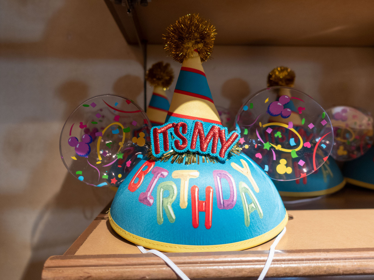 ディズニー　誕生日ハット バースデーイヤーハット（表）| キャステル | CASTEL ディズニー情報