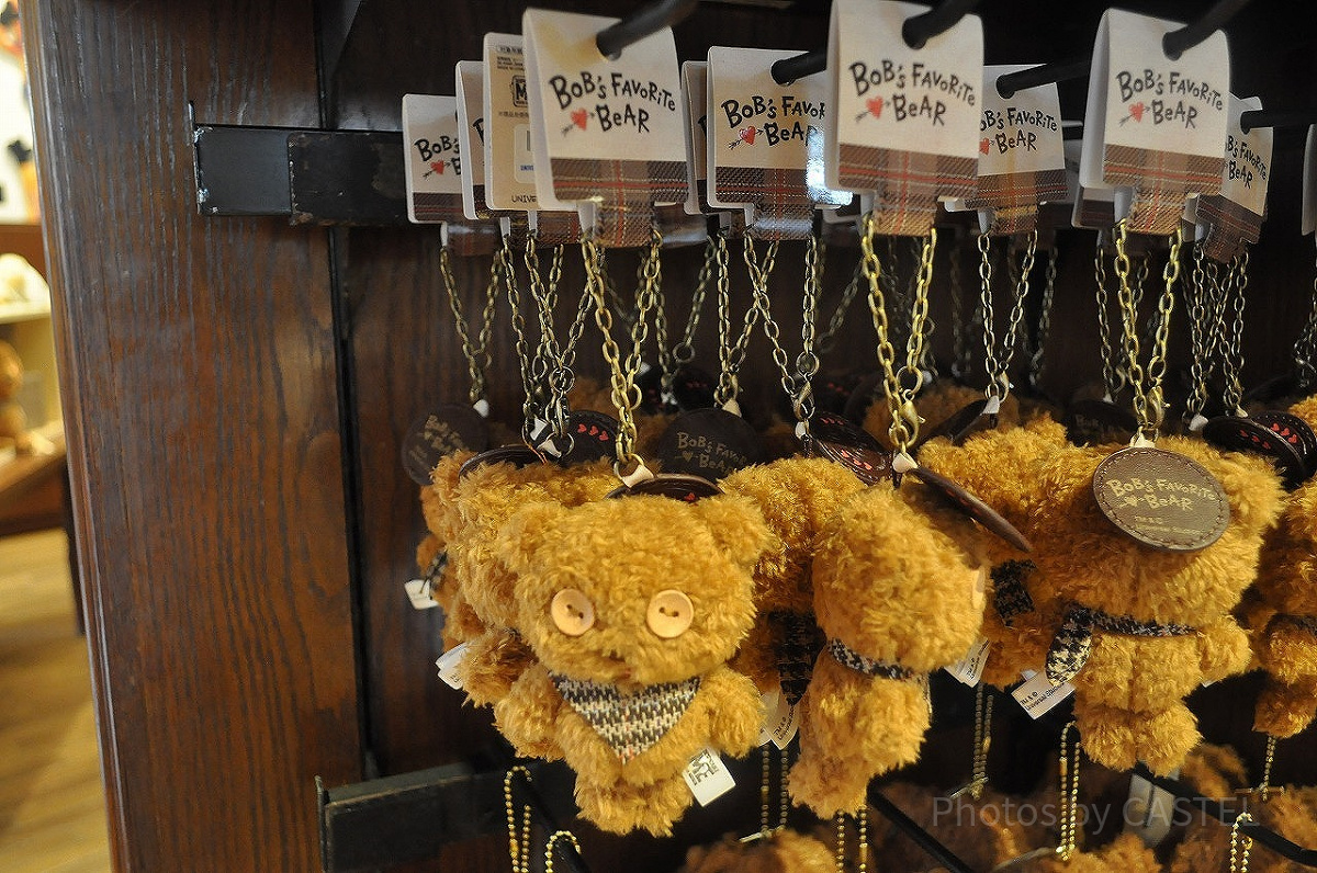 BOB's FAVORITE BEARシリーズのぬいぐるみティムキーチェーン