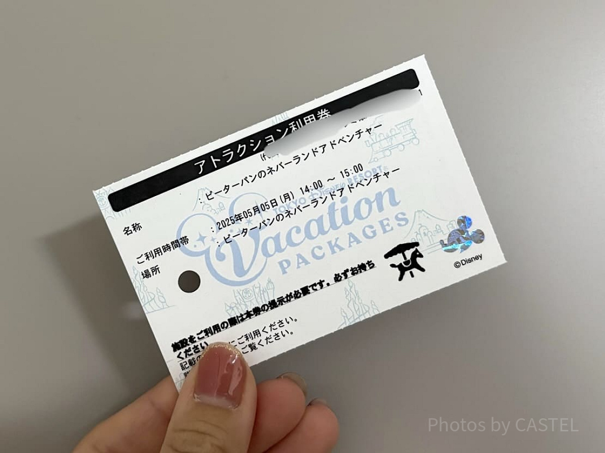 バケパのチケット