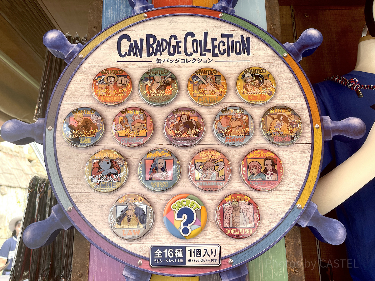 ＵＳＪ　ワンピース　缶バッジ　コレクション ワンピース USJ 缶バッジ セット ONE PIECE コレクション ユニバ