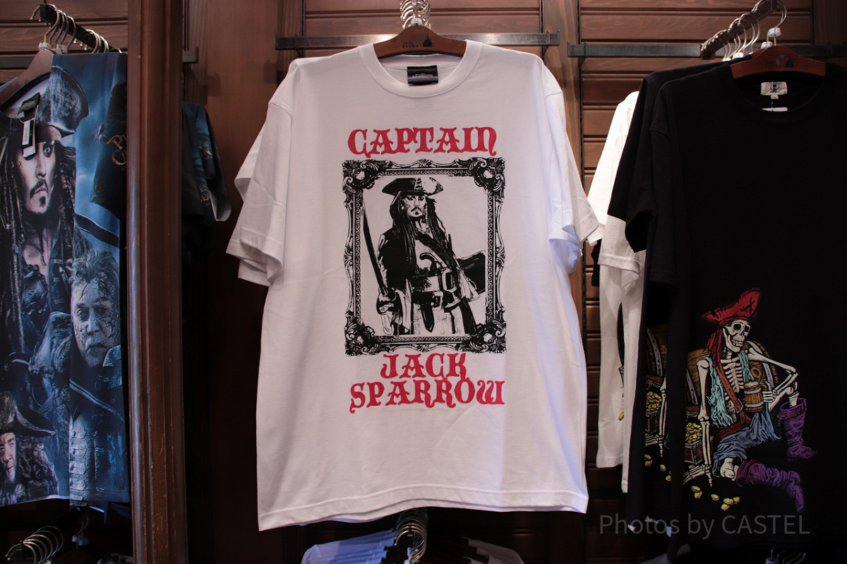 キャプテンジャックスパロウTシャツ| キャステル | CASTEL