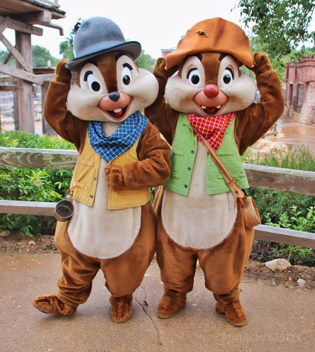 香港ディズニーランドのチップとデール（グリズリーガルチ