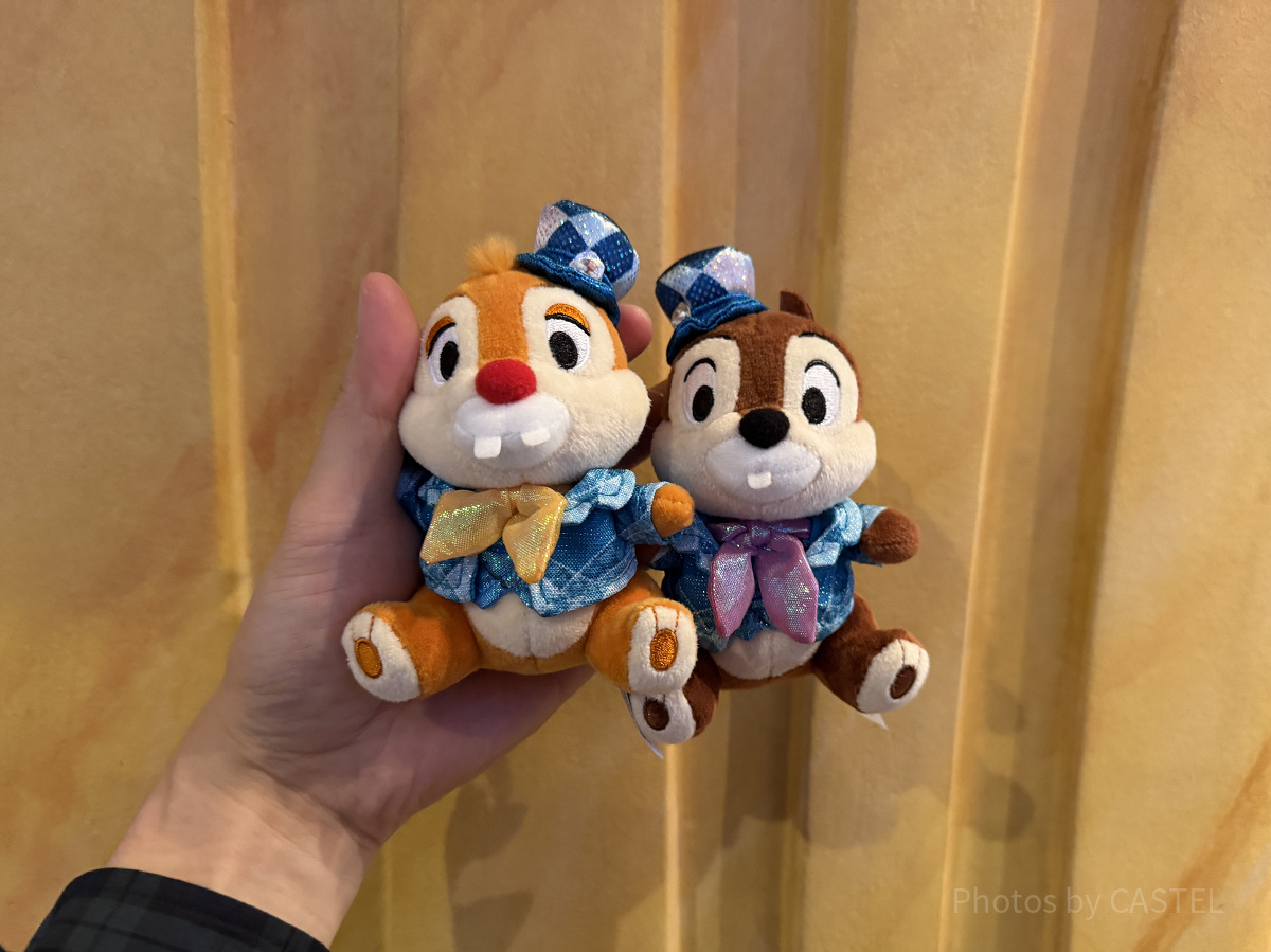 チップとデールぬいぐるみバッジセット(ディズニーシー25周年グッズ