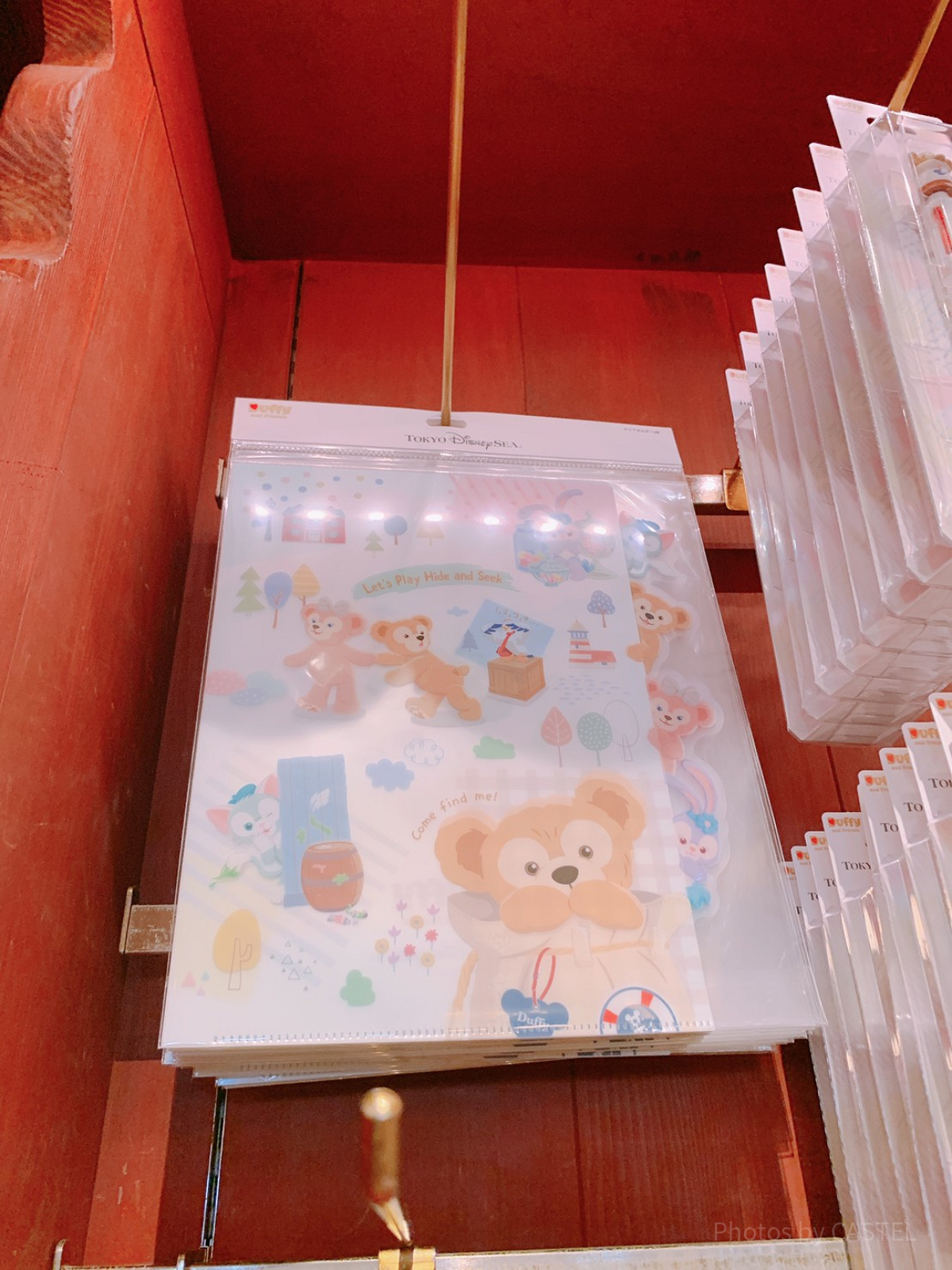クリアファイル（ダッフィー）| キャステル | CASTEL ディズニー情報