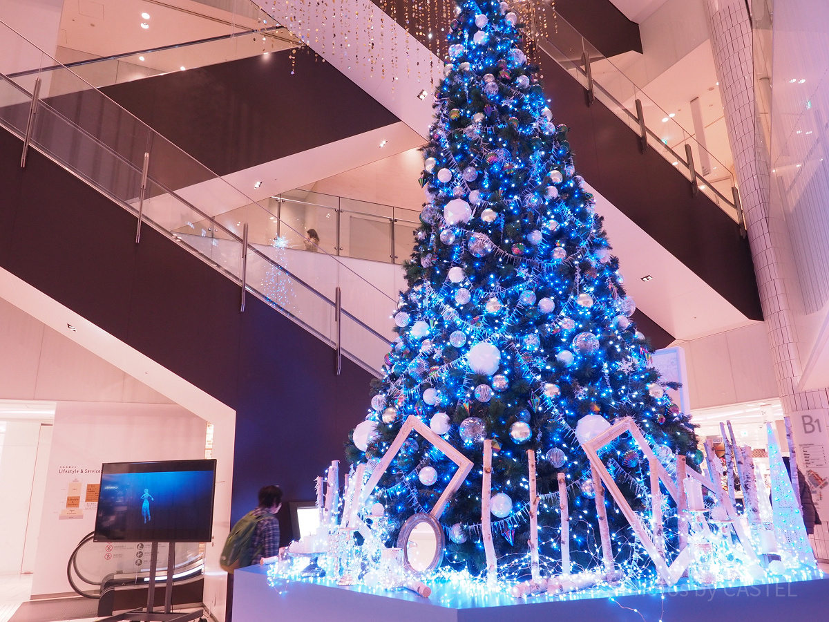 大名古屋ビルヂング地下のクリスマスツリー