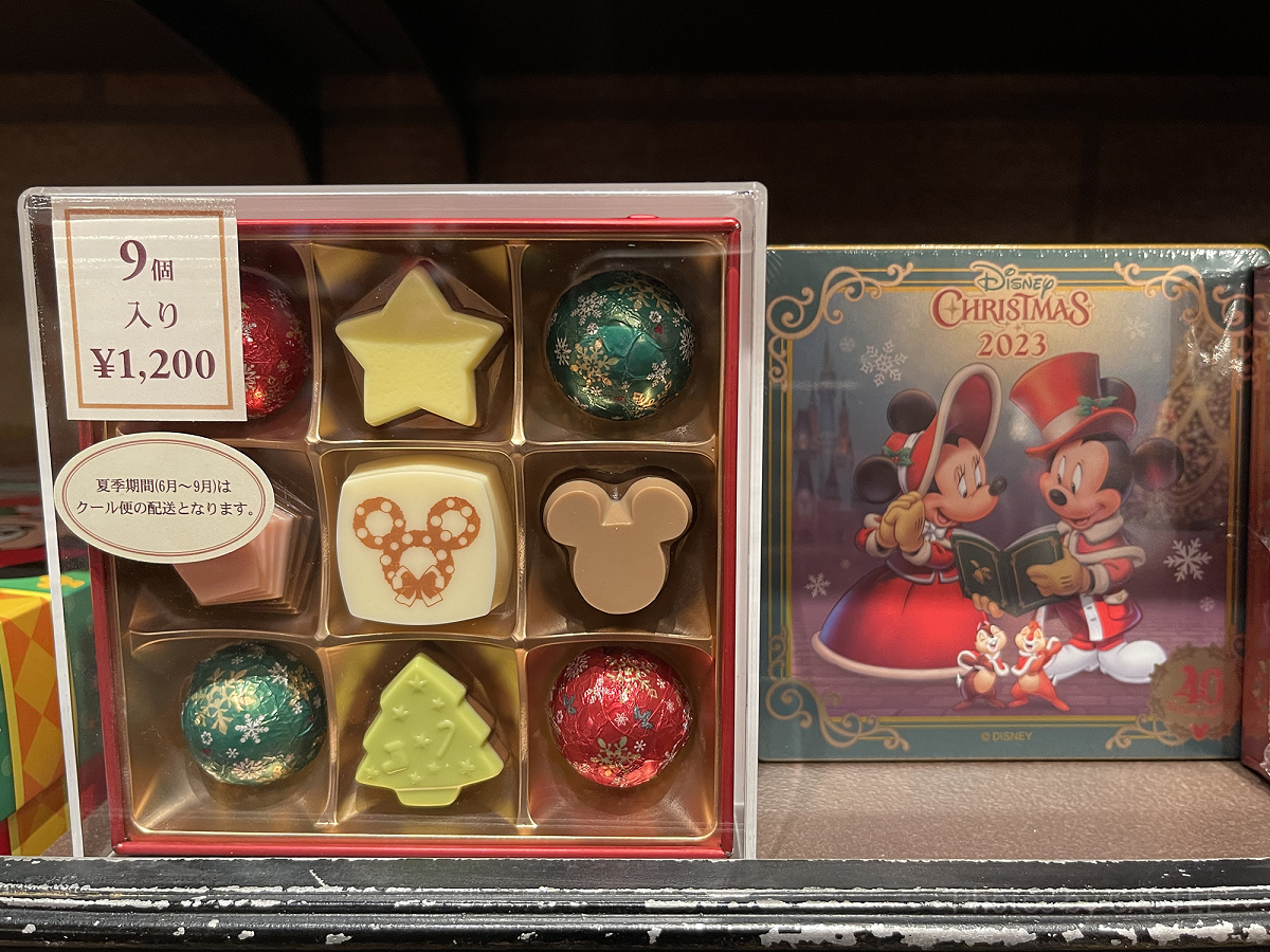 ディズニークリスマスグッズ2023：アソーテッド・チョコレート 2023年11月07日(火)発売