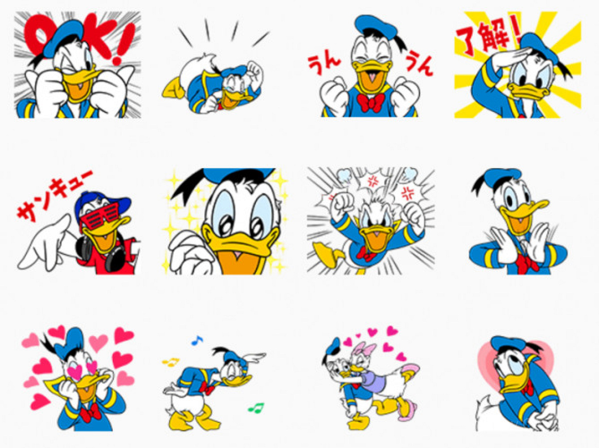 ディズニーLINEスタンプ