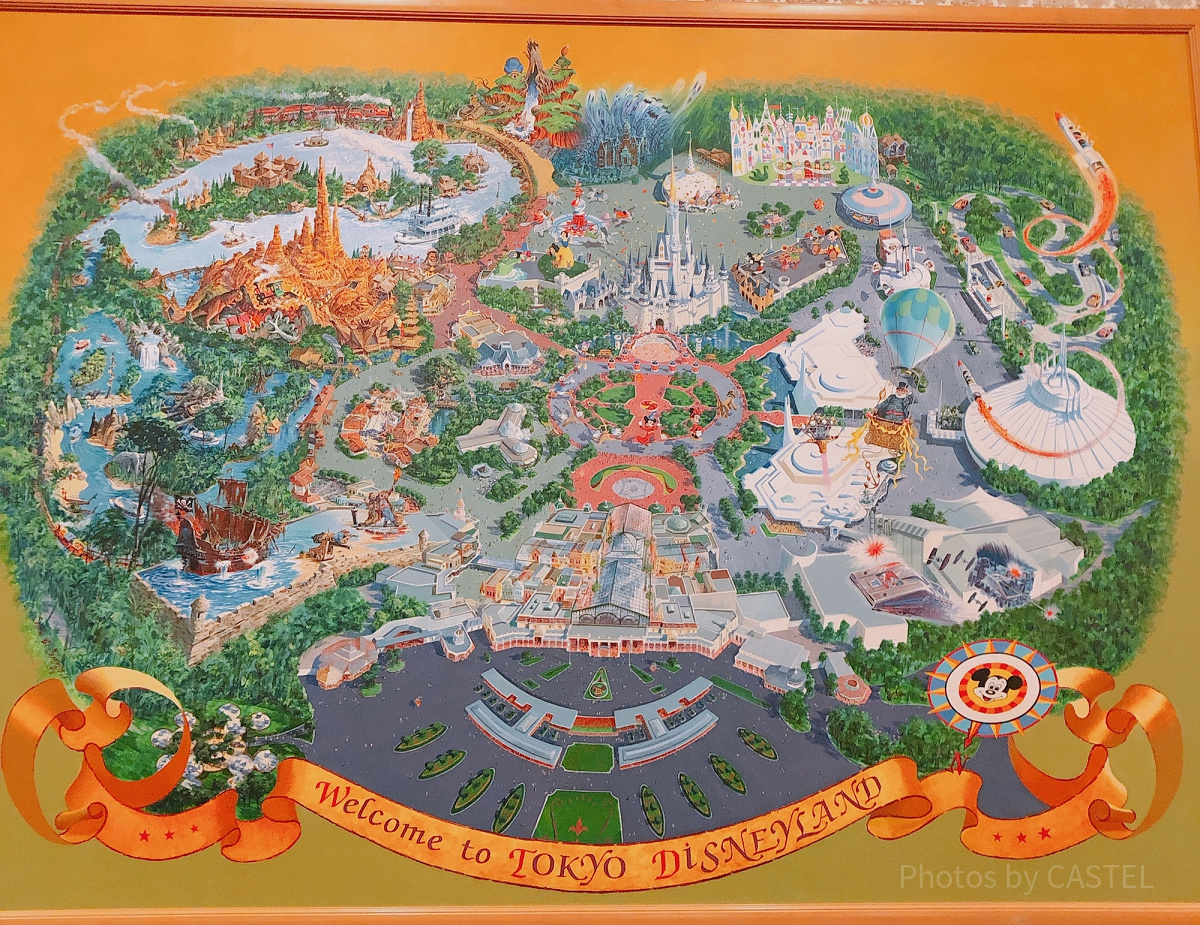 ディズニーランドの地図| キャステル | CASTEL ディズニー情報