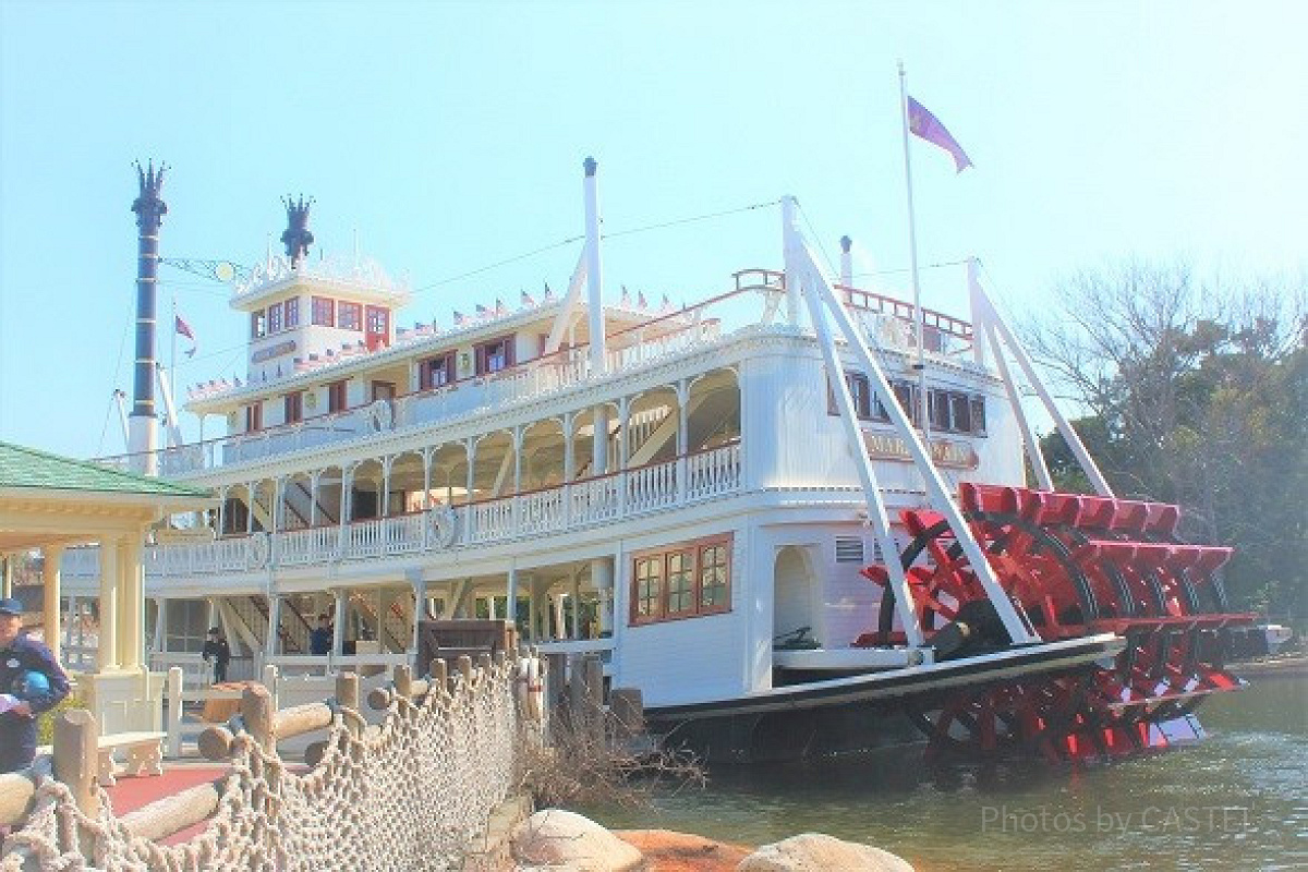 ディズニーランド：蒸気船マークトウェイン号